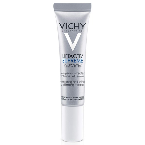  Vichy LiftActiv Supreme Anti Wrinkle Eye Cream, Firming Eye Cream with Caffeine for Dark Circles & Puffiness, Ophthalmologist Tested