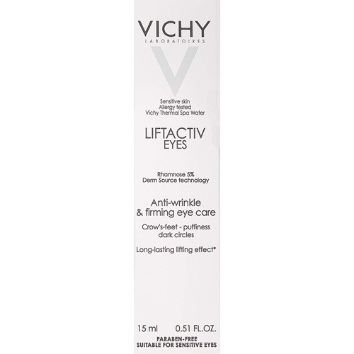  Vichy LiftActiv Supreme Anti Wrinkle Eye Cream, Firming Eye Cream with Caffeine for Dark Circles & Puffiness, Ophthalmologist Tested