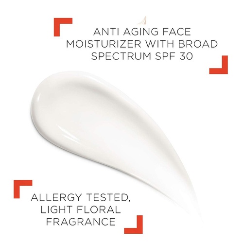  Vichy LiftActiv Sunscreen Peptide-C Face Moisturizer with SPF 30, Anti Aging Face Cream with Peptides & Vitamin C to Brighten & Firm Skin, Reduce Wrinkles & Dark Spots