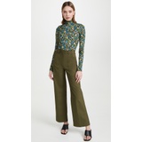 Victoria Beckham Utility Detail Relaxed Trousers