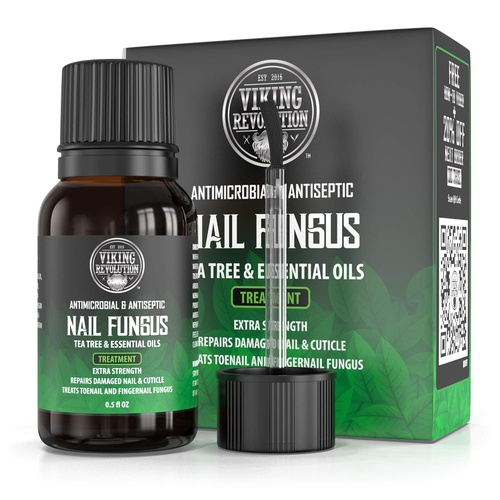  Viking Revolution Toenail Fungus Treatment Extra Strength - Antifungal Nail Treatment for Athletes Foot, Toe and Finger Nail Fungus Treatment