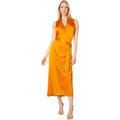 Vince Sleeveless Draped Wrap Dress