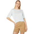 Vince Elbow Sleeve Crew Neck Tee