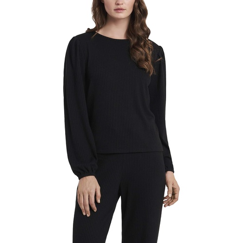  Vince Camuto Long Sleeve Knit Rib Pullover