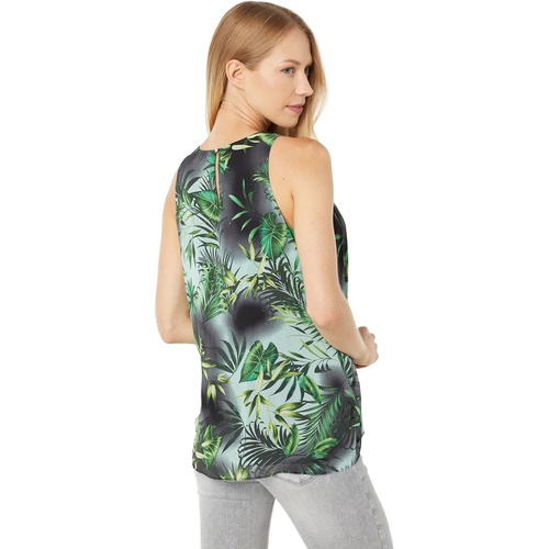  Vince Camuto Sleeveless Exotic Palms Blouse