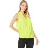 Vince Camuto Sleeveless Fold-Over Front Blouse
