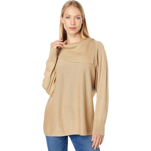  Vince Camuto Dolman Fold-Over Neck Sweater