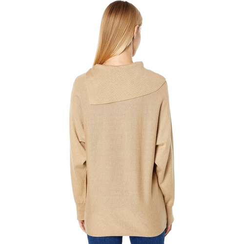  Vince Camuto Dolman Fold-Over Neck Sweater