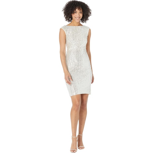  Vince Camuto Extended Cap Sleeve Sequin Bodycon