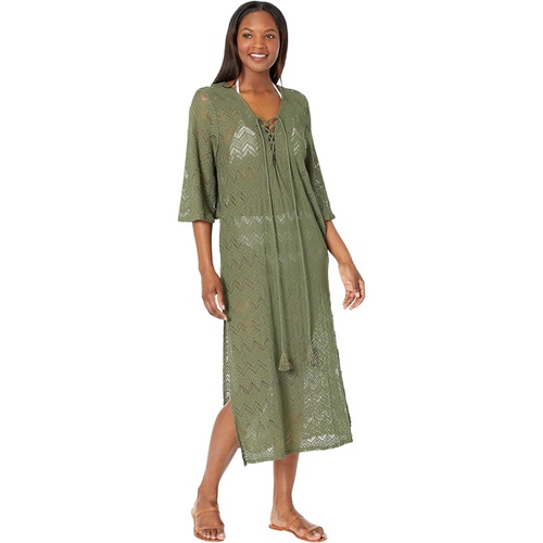  Vince Camuto Crochet Caftan Cover-Up