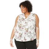 Vince Camuto Plus Size Sleeveless V-Neck Floral Soiree