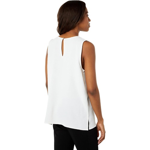  Vince Camuto Sleeveless Washer Twill Shell