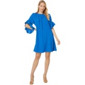 Vince Camuto Flutter Sleeve Rumple Dress