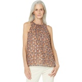 Vince Camuto Sleeveless Shell Blouse with Rouched Neck