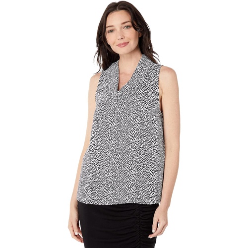  Vince Camuto Turtleneck Sleeveless Luxe Top