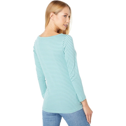  Vineyard Vines Striped Simple Boat Neck Tee