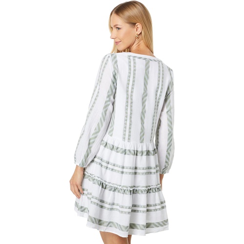  Vineyard Vines Breezy Tiered Jacquard Dress