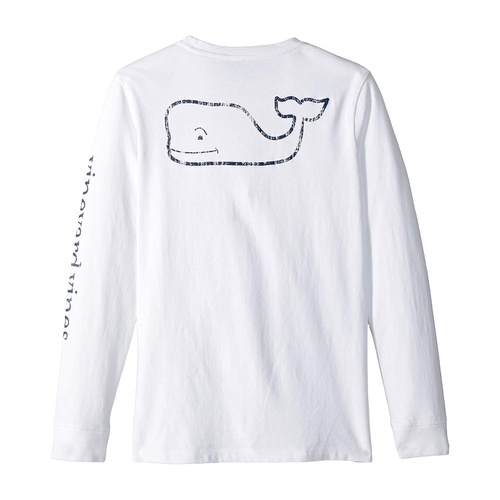  Vineyard Vines Kids Long Sleeve Vintage Whale (Toddler/Little Kids/Big Kids)