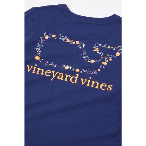  Vineyard Vines Kids Long Sleeve Halloween Glow Icon Whale (Toddleru002FLittle Kidsu002FBig Kids)