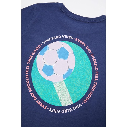  Vineyard Vines Kids Short Sleeve Soccer Circle T-Shirt (Toddleru002FLittle Kidsu002FBig Kids)