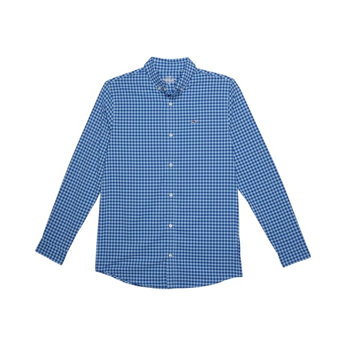  Vineyard Vines Kids Classic Gingham On-The-Go Nylon Shirt (Toddleru002FLittle Kidsu002FBig Kids)