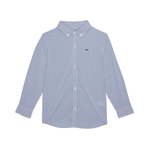  Vineyard Vines Kids Striped On-The-Go Nylon Shirt (Toddleru002FLittle Kidsu002FBig Kids)