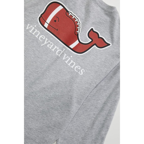  Vineyard Vines Kids Long Sleeve Football Pocket T-Shirt (Toddleru002FLittle Kidsu002FBig Kids)