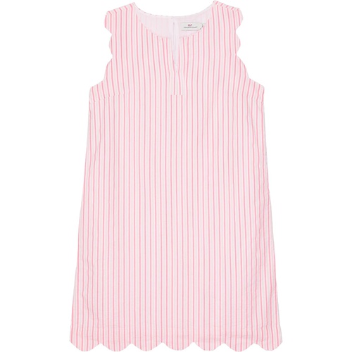  Vineyard Vines Kids Seersucker Scallop Shift (Toddleru002FLittle Kidsu002FBig Kids)