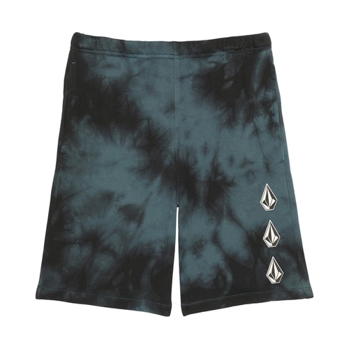 볼컴 Volcom Kids Iconic Stone Plus Fleece Shorts (Toddleru002FLittle Kids)