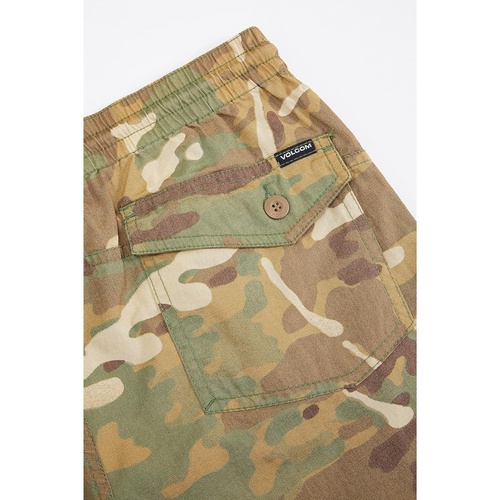 볼컴 Volcom Kids Side Piece Elastic Waist Shorts (Little Kidsu002FBig Kids)