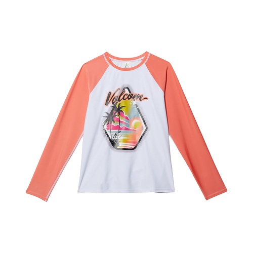 볼컴 Volcom Kids Simply Core Long Sleeve (Toddler/Little Kids/Big Kids)