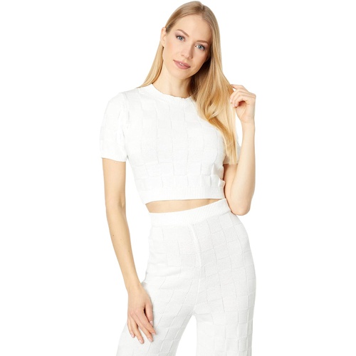  WAYF Cropped Open Back Tee