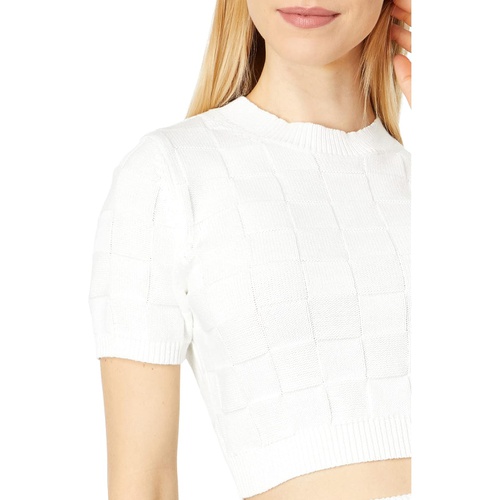  WAYF Cropped Open Back Tee