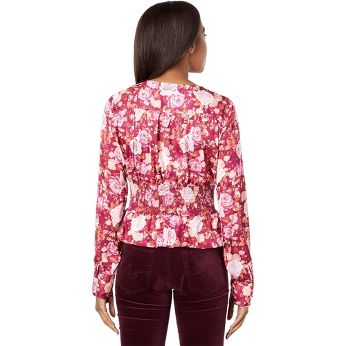  WAYF Long Sleeve Peplum Top