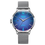 Welder Moody Stainless Steel Mesh 3 Hand Watch with Date 42mm