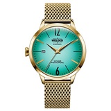 Welder Moody Stainless Steel Mesh 3 Hand Gold-Tone Watch with Date 38mm
