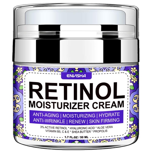  Wumal Retinol Moisturizer Cream for Face - Night Wrinkle Cream with Hyaluronic Acid and 3% Retinol Complex for Women & Men