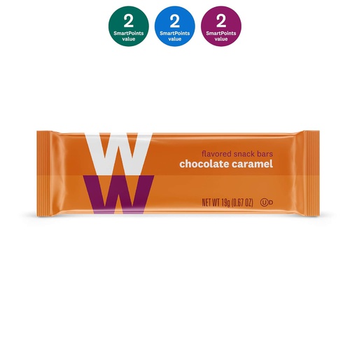  WW Chocolate Caramel Mini Bar - Kosher - 2 SmartPoints - 2 Boxes (24 Count Total) - Weight Watchers Reimagined