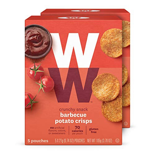  WW Barbecue Potato Crisps - Gluten-free, 2 SmartPoints - 2 Boxes (10 Count Total) - Weight Watchers Reimagined