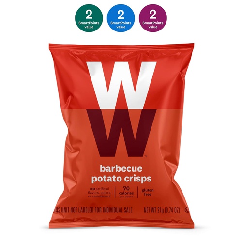  WW Barbecue Potato Crisps - Gluten-free, 2 SmartPoints - 2 Boxes (10 Count Total) - Weight Watchers Reimagined