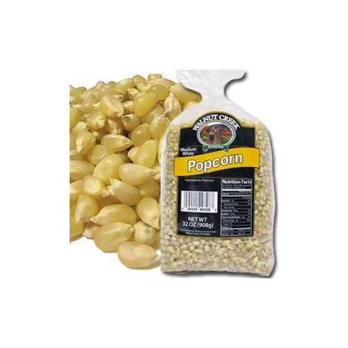  Walnut Creek Foods- Amish Style Popcorn | 2 lb Bag | Unpopped Kernels | Old Fashioned (WHITE MEDIUM HULLESS))