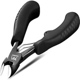 Toe Nail Clippers, Podiatrist Toenail Clippers for Thick Nails for Seniors for Men Wanmat (black)
