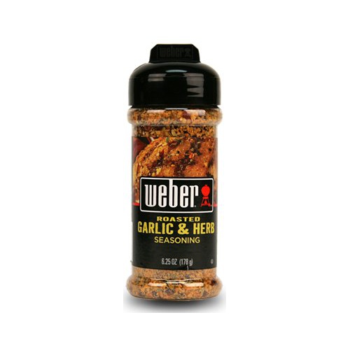  WEBER ROASTED GARLIC & HERB Grilling Seasoning 2.75 oz. (Pack of 2)