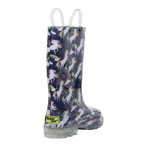  Western Chief Kids Unicorn Sky PVC Lighted Rain Boot (Toddleru002FLittle Kid)