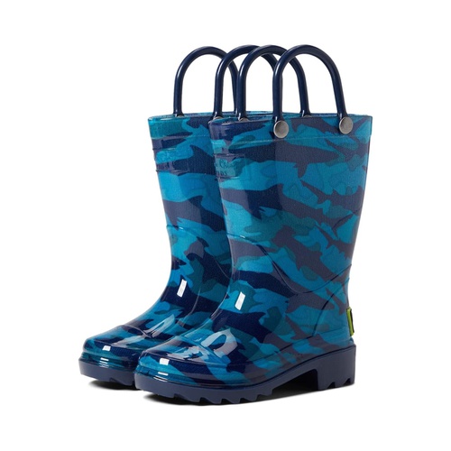  Western Chief Kids Camo Shark PVC Rain Boot (Toddleru002FLittle Kid)