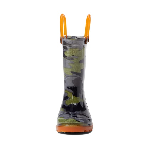  Western Chief Kids Olive Camo Lighted Rain Boot (Toddleru002FLittle Kid)