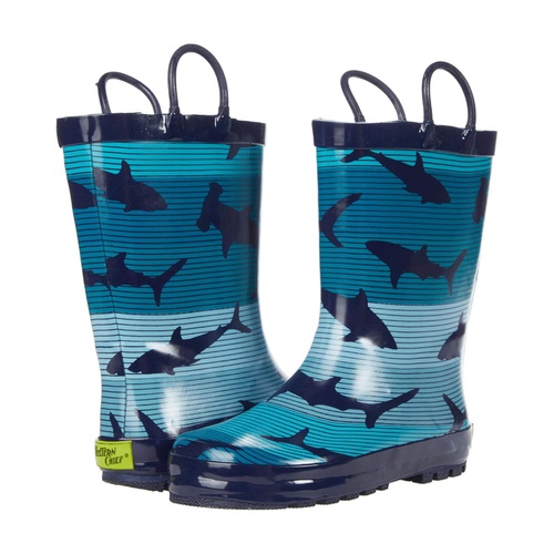  Western Chief Kids Shark Stripe Rain Boots (Toddleru002FLittle Kid)