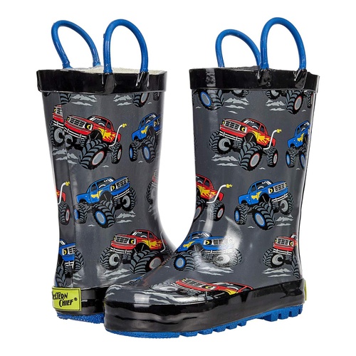  Western Chief Kids Muscle Trucks Rain Boots (Toddleru002FLittle Kid)