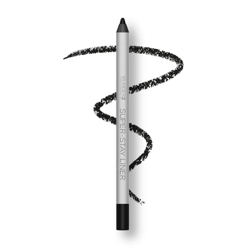  Wunder2 SUPER-STAY Makeup Eyeliner Pencil Long Lasting Waterproof, Matte, Essential Black