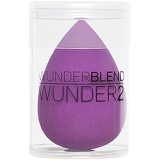 Wunder2 Makeup Beauty Sponge Blender Applicator Tool For Blending Liquid Foundation Concealer, Purple, 1 Count